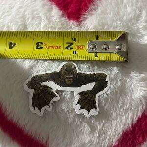 Creature Sticker - Dark Olive Green Monster Decal